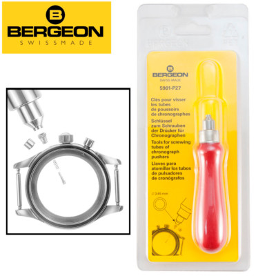 Bergeon 5901-P27 Chronograph Pusher Pendant Tool for 3.65mm Swiss Made - NEW!