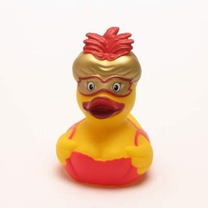 gold rubber duck