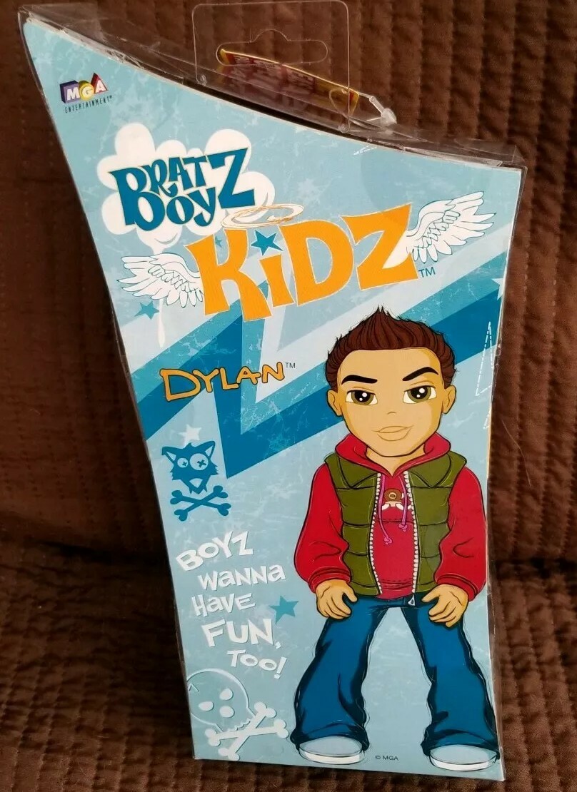 RARE Bratz Boyz Kidz Dylan Doll African America BOY TOY NEW Sealed