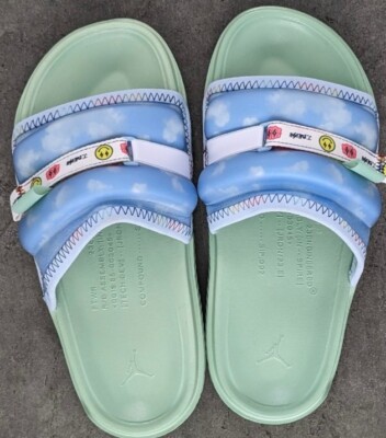 Jordan Super Play X J Balvin Slides | eBay