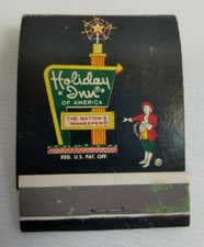 Matchbook Holiday Inn Holidex System Ruston Louisiana LA Unstruck Full Vintage
