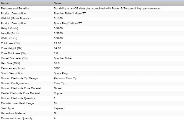 4 piezas bujías Denso Iridium TT para Chevrolet Classic 2004-2005 L4-2,2 L Foto 4 de 4