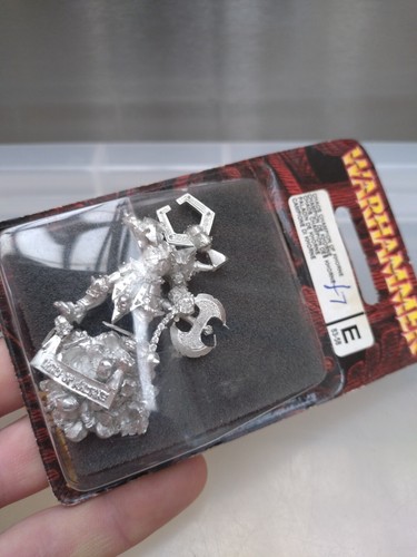 CHAOS EXALTED CHAMPION OF KHORNE CITADEL WARHAMMER METAL THE OLD WORLD NEW - Picture 4 of 9