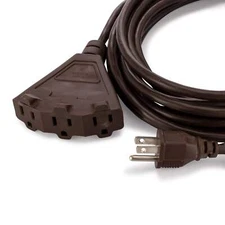 Brown Outdoor Extension Cords | Perfect For Lawn & Landscape Lighting
