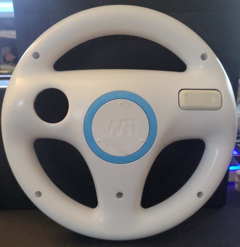 Wii Wheel (weiß) ORIGINAL Nintendo Wii Lenkrad Controller Zubehör ✅