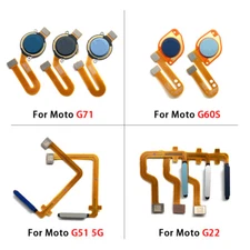 Home Button Fingerprint Sensor Flex Cable For Moto G22 G31 G51 5G G60S G71 Parts