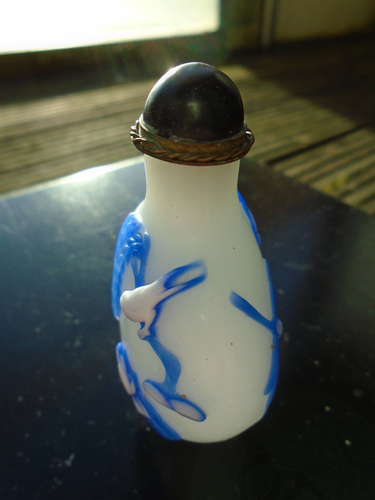 Chinese peking glass snuff bottle fantastic design and colours - Picture 8 of 12
