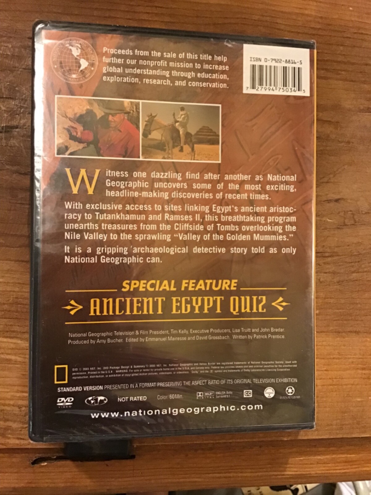 National Geographic Egypt Eternal The Quest For Lost Tombs (DVD