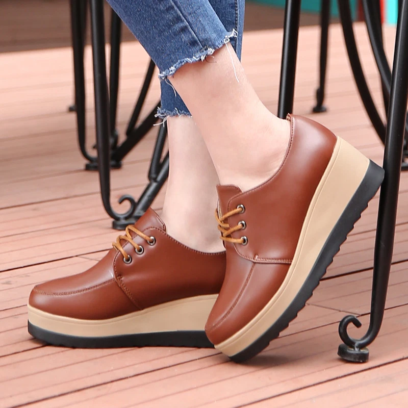 Beige brogues shop womens