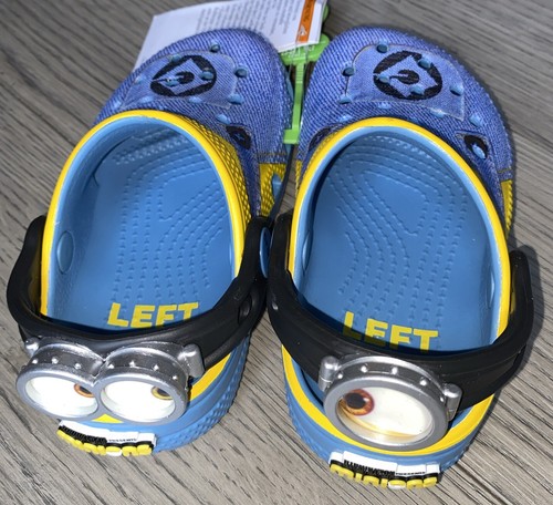 Croc’s + Dispicable Me 2024 Classic Clog Denim Left C 7 - Picture 3 of 6