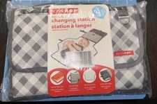 Skip Hop Pronto Baby Changing Station 2 In 1 Grey Gingham