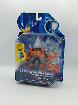 Mega Man | Fully Charged | Deluxe Series | Figur | Drill Man | NEU & OVP