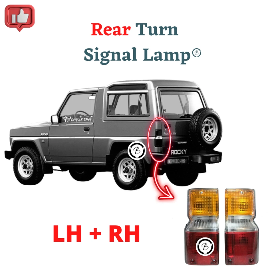 Par de luces traseras de señal de giro Daihatsu Taft Rocky Rugger Fourtrak F75 Foto 3 de 4