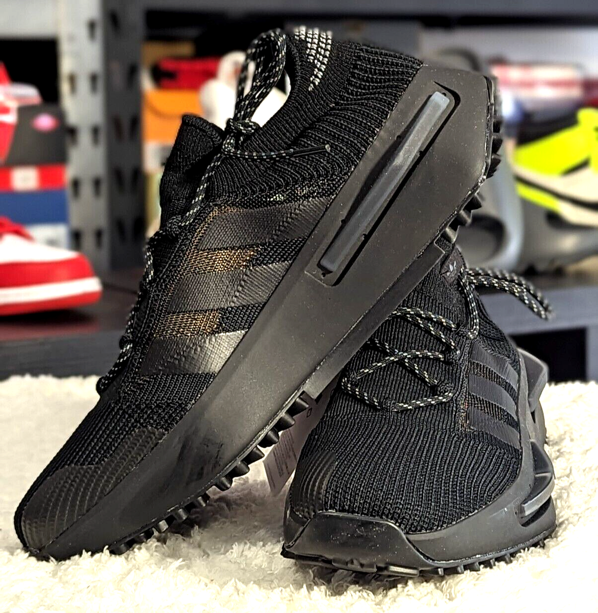 Adidas Originals NMD_S1 FZ6381 Triple Black, Core Black Grey Men's