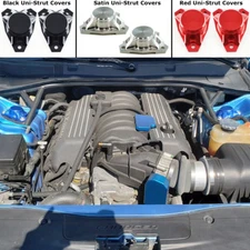 Fits 05-19 DODGE BILLET STRUT CAP COVERS ( UNI-STRUT ) BLUE ANODIZED