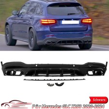 Heckdiffusor Diffusor Doppelrohr Auspuff für Mercedes GLC X253 20-24 Spoiler Heckdiffusor Diffusor Doppelrohr Auspuff für Mercedes GLC X253 20-24 Spoiler