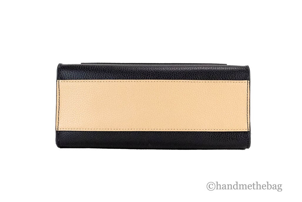 Marc Jacobs Grind Mini Smoked Almond Colorblock Leather Tote Crossbody Handbag - Picture 5 of 8