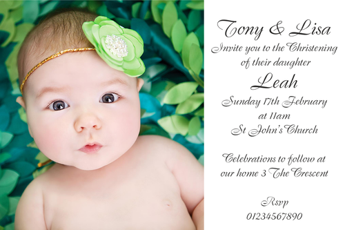 10 fotos propias personalizadas bautizo bautismo nombramiento día invitaciones de comunión - Imagen 6 de 7