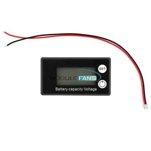 Digital LCD Voltage Meter DC 8V-100V Voltmeter Battery Power indicator USA - Picture 5 of 16