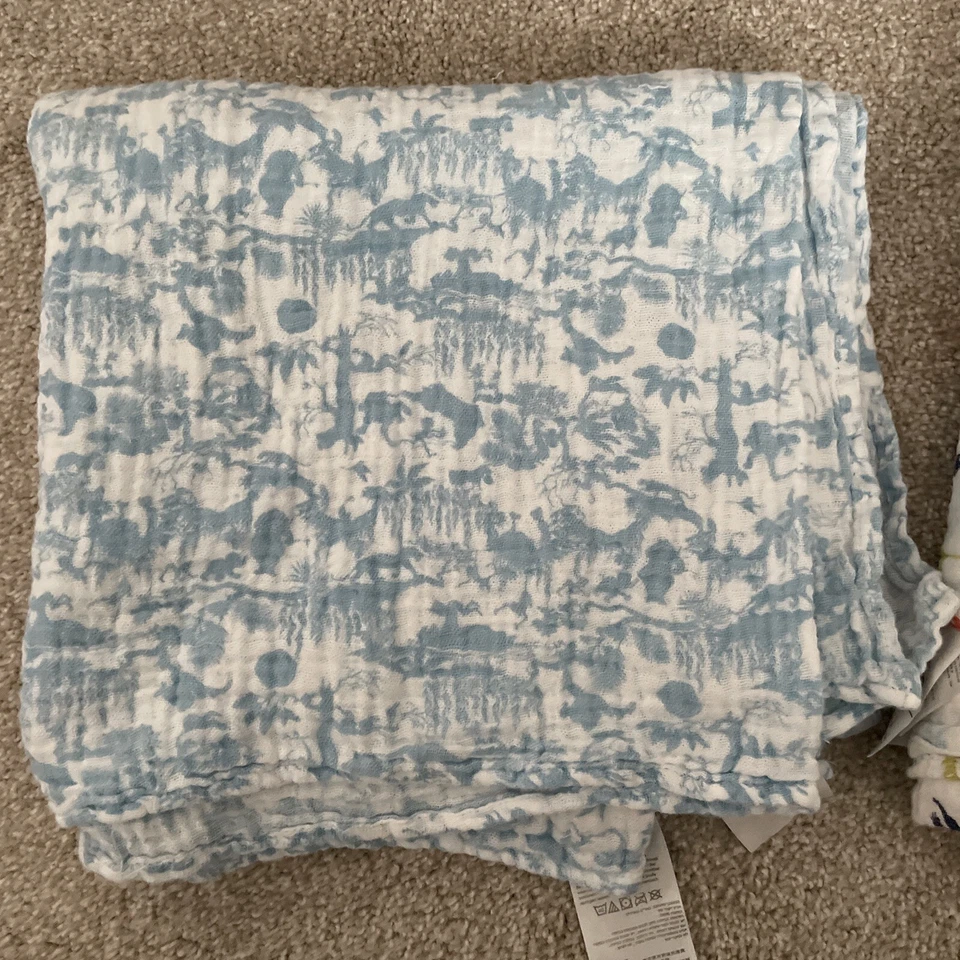 Juego de 4 mantas para bebé Aden & Anais Disney Jungle Book Foto 2 de 4