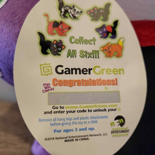 Kellytoy Scaredy Cat Vampire Cat NWT - Picture 6 of 11