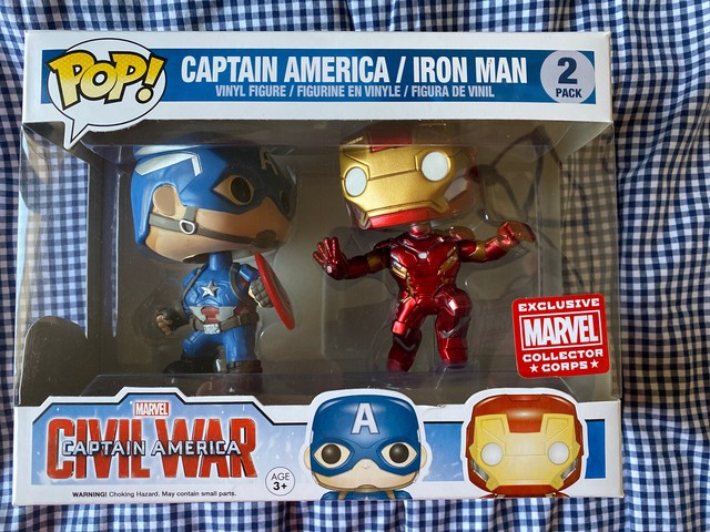 funko pop civil war 2 pack