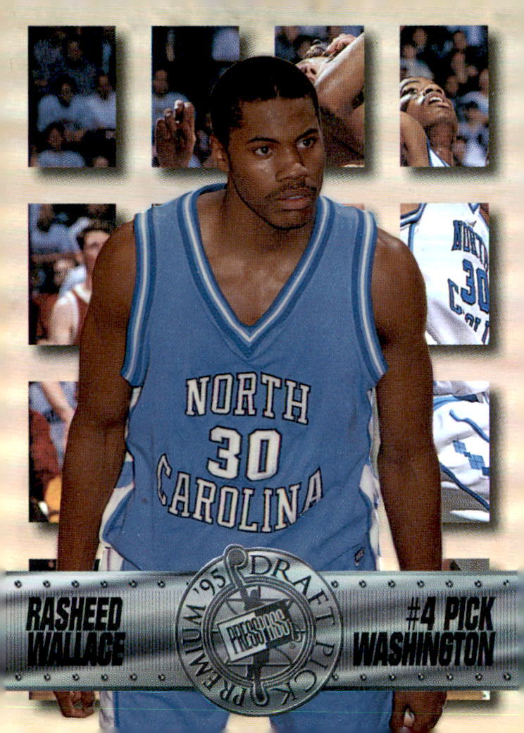 1995 Press Pass Premium Draft Picks #31 Rasheed Wallace Foil