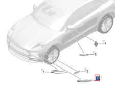 PORSCHE MACAN 95B.2 Kotflügel-Blinker vorne rechts 95B953056E NEU Original