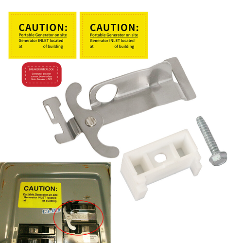 For Square D Generator interlock kit QO 100 Amp Panel Older Listed Main