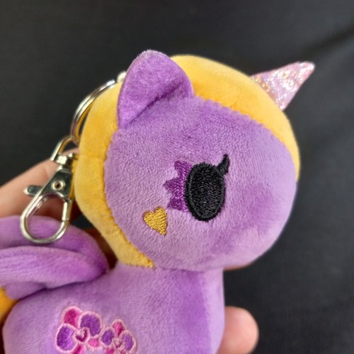 Tokidoki Unicorno Flower Power Plush Bag Backpack Clip Hanger - Picture 3 of 10
