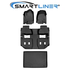 SMARTLINER Custom Fit Floor Mats Cargo Liner 2015-2020 Chevy Suburban Yukon XL