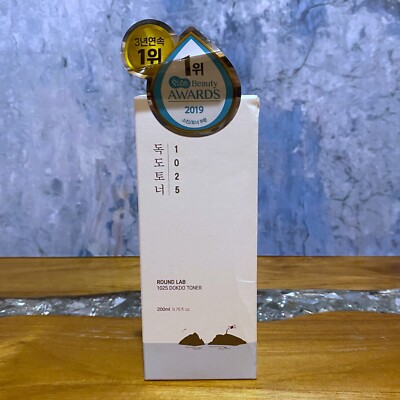 ROUND LAB 1025 Dokdo Toner 6.76 oz 200ml Full Size K-Beauty US Seller New in Box
