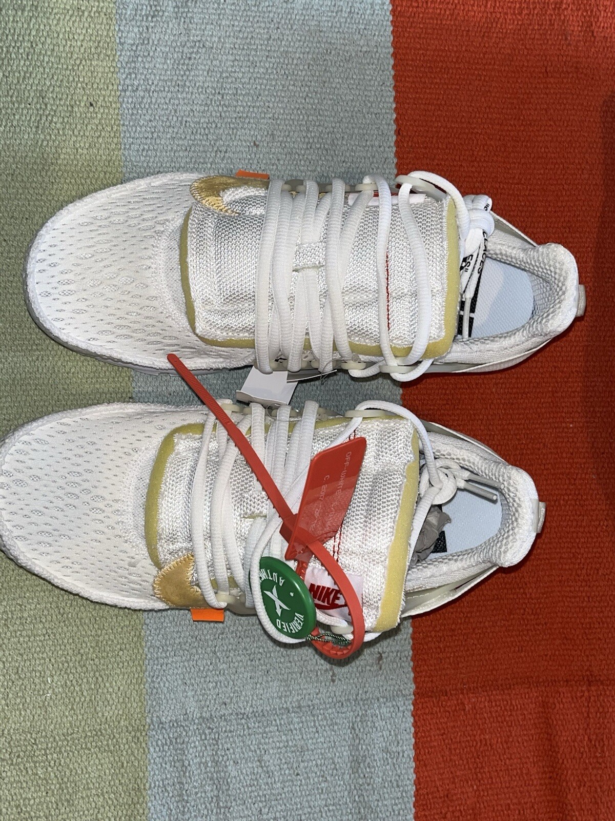 OFF WHITE X NIKE Nike x OFF WHITE White Air Presto Men's Size 7 AA3830 100