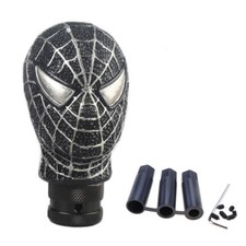 Black Spider-man Mask Auto Manual Car Gear Shift Knob Shifter Lever Universal