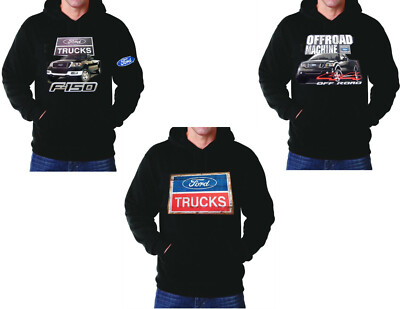 Ford Trucks Hoodie F-150 Off Road Machine 4x4 Ford Hooded Sweatshirt 