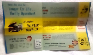 1952 DeSoto Plymouth Dealer Advertising Mailer Cramer Implements Greenview IL