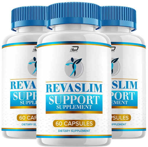 3 PACK Revaslim Dietary Supplement, 3 Pack, 180 Capsules