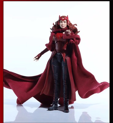 1/12 Scale Red Samurai Outfit For 6" Action Figures - Costume Set Only (Figure Not Included)