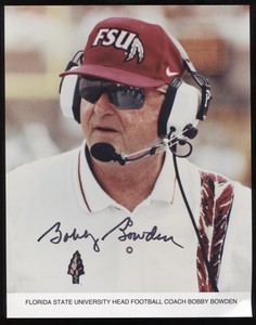 bobby bowden signature