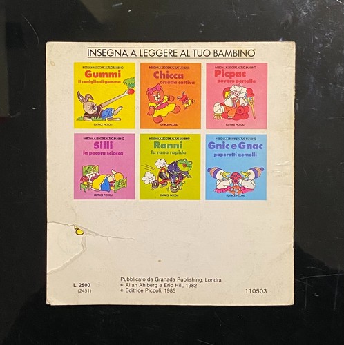 Ranni la rana rapida di Allan Ahlberg e Eric Hill. Editrice Piccoli 1985 - Foto 3 di 8