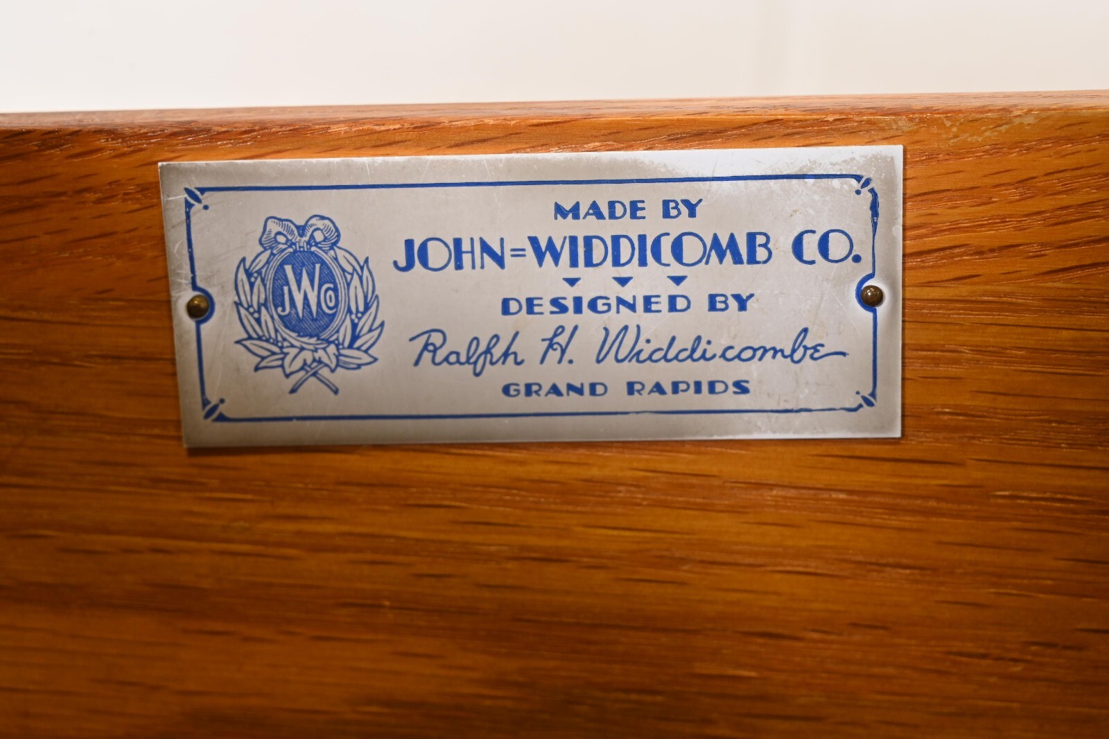 John Widdicomb French Provincial Louis XV Solid Mahogany Nine-Drawer Dresser