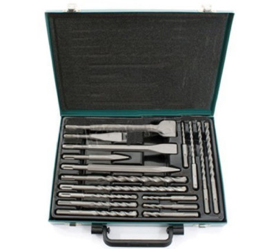 NEU 17TLG MEISSEL BOHRER SET BITS FLACH ZENTRIER WERKZEUGE BAUTECHNIK ARBEITEN
