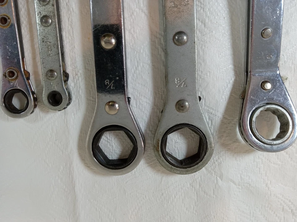 Llave de caja de trinquete Pro Taiwán y sin marca (1) lote de 5 desplazados Foto 2 de 4