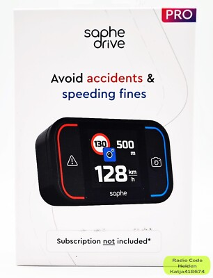 Saphe Drive Pro Blitzerwarner Verkehrsalarm Daten von Blitzer.de ABO nötig NEU