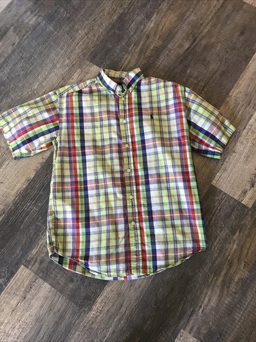 Boys Size Large Shirt By Ralph Lauren Button Up Short Sleeve