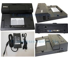 Dell Docking Station E Port Pro3x with PA4E adapter Latitude E5400 E6400 E6410