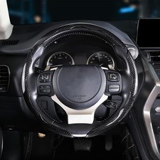 Glossy Carbon Fiber Steering Wheel Cover For Acura Steering Wheel Protector Kit
