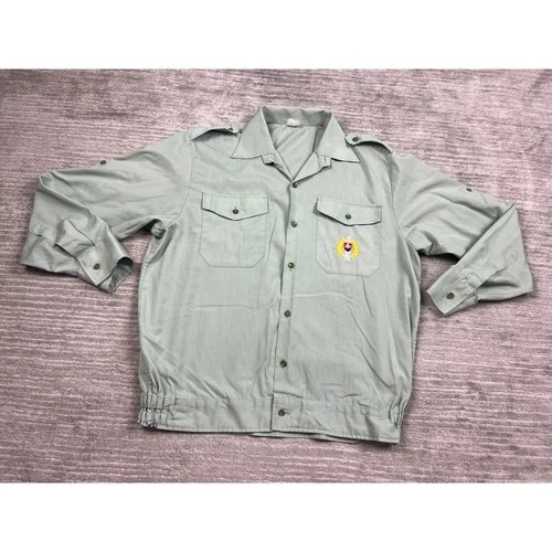 Unbranded Shirt Mens L Green Slovakian Crest Military Field Jacket Utility Patch - product listing photo