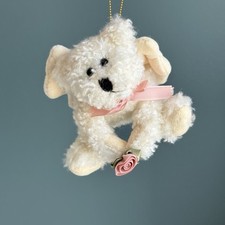 Boyds Angel Bear Plush 5" Christmas Ornament AS-IS Retired 1990 T34
