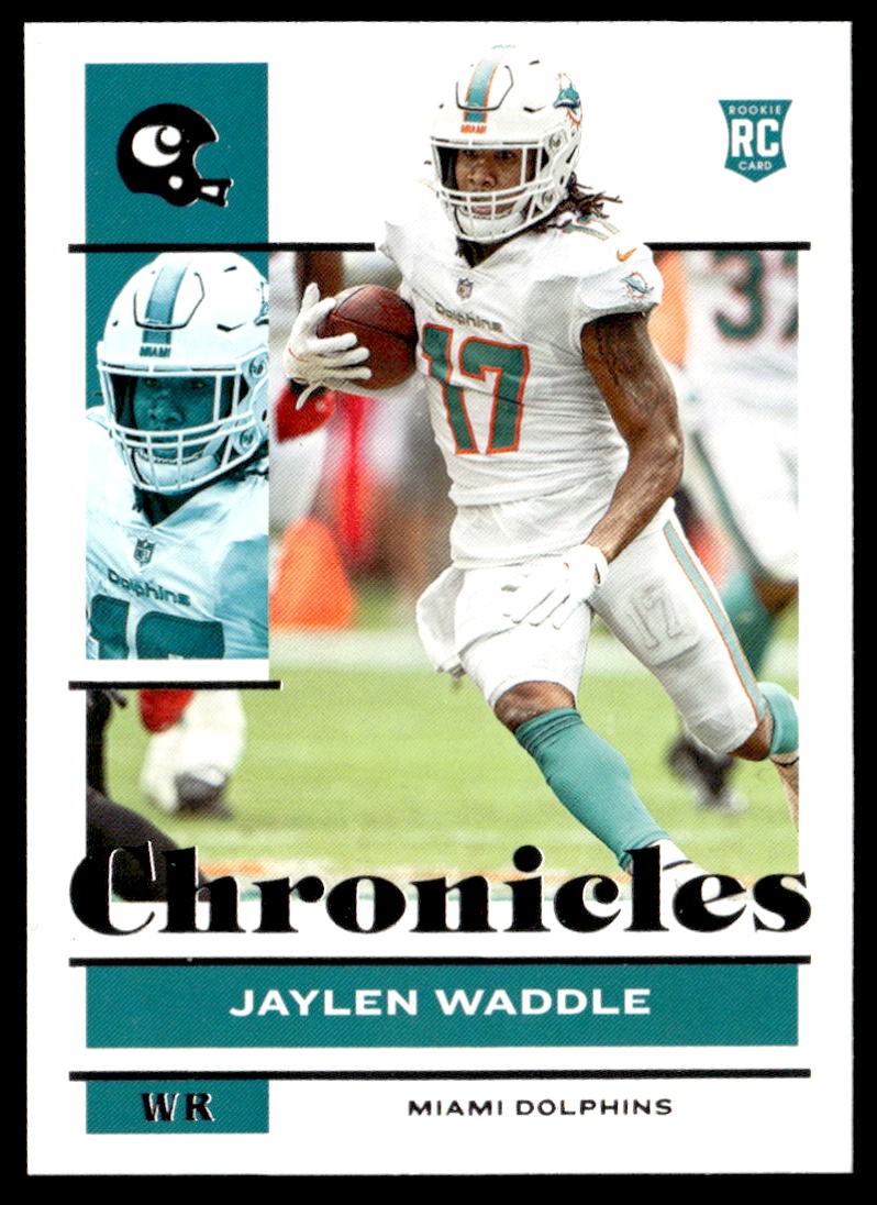 2021 Panini Chronicles #76 Jaylen Waddle   Football Miami Dolphins